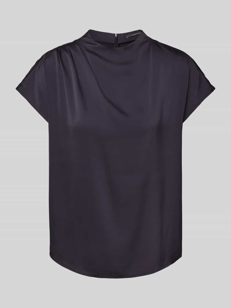 comma Regular fit blouseshirt met plooien