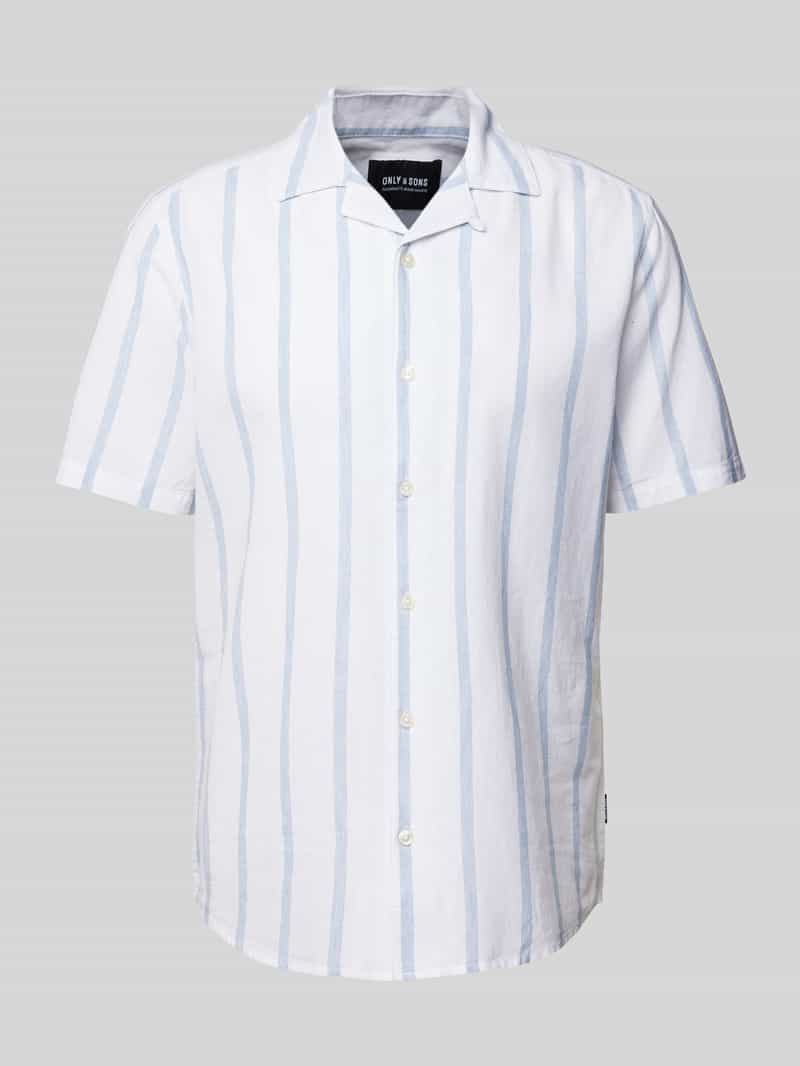 Only & Sons Regular fit vrijetijdsoverhemd met reverskraag model 'CASEY'