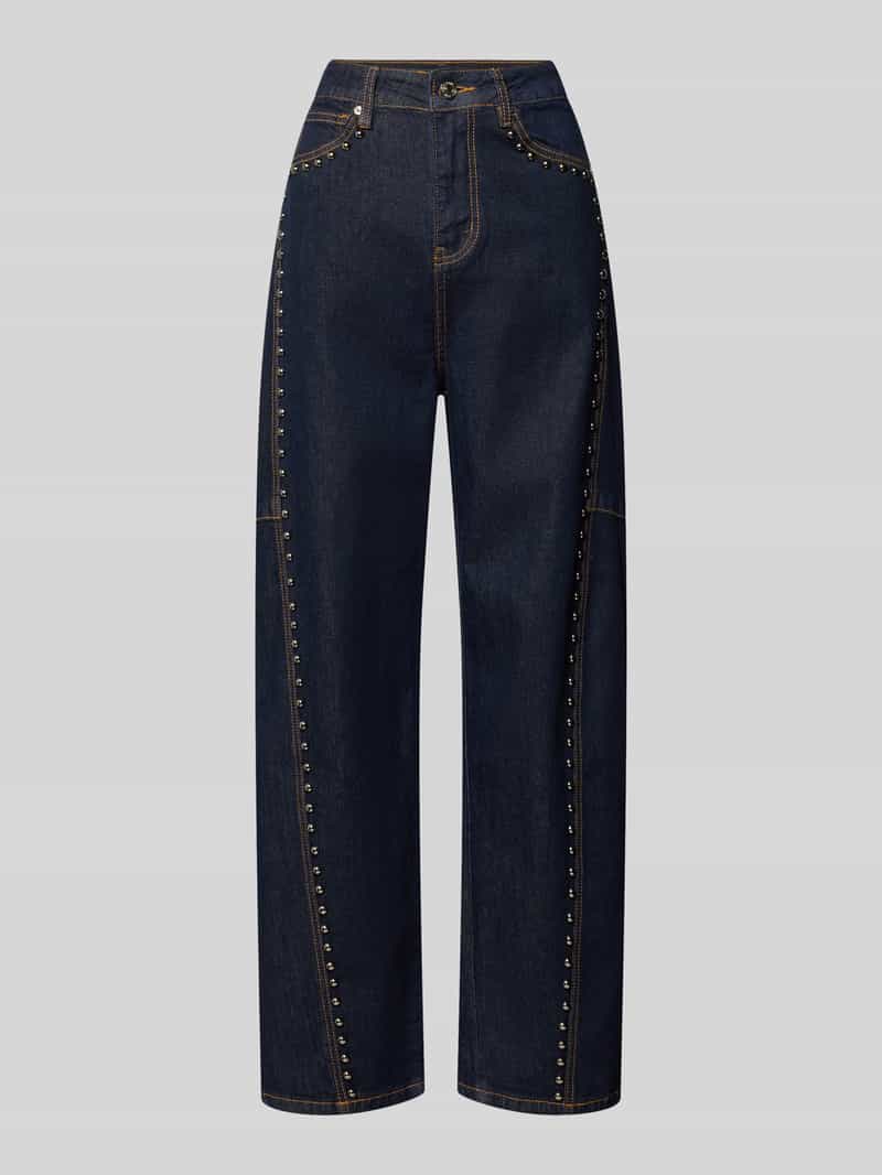 miss goodlife Barrel fit jeans met studs model 'Studs'