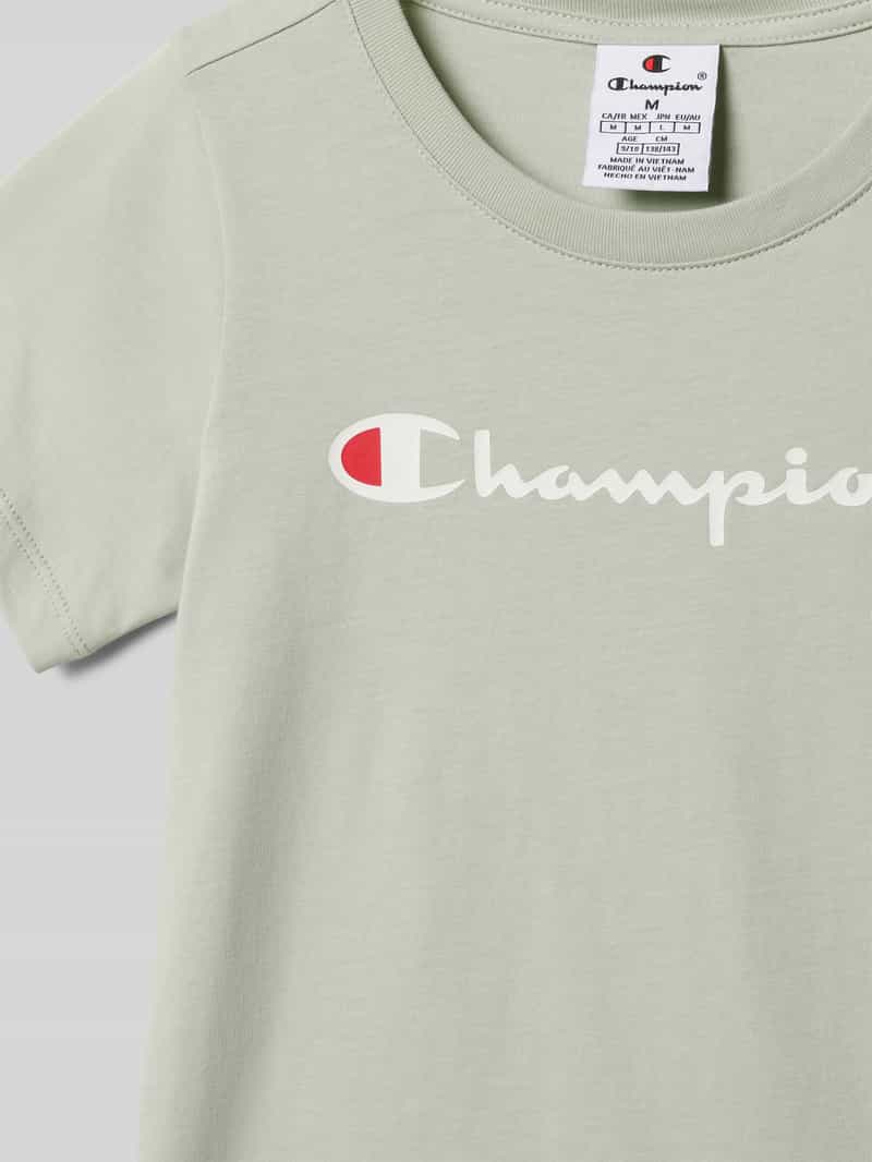 Champion T-shirt met labelprint