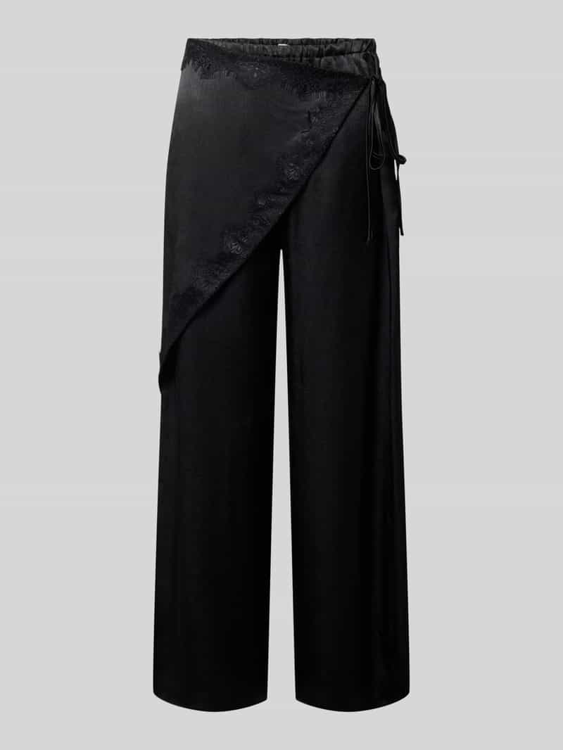 Topshop Broek van satijn in wikkellook model 'ELIN'