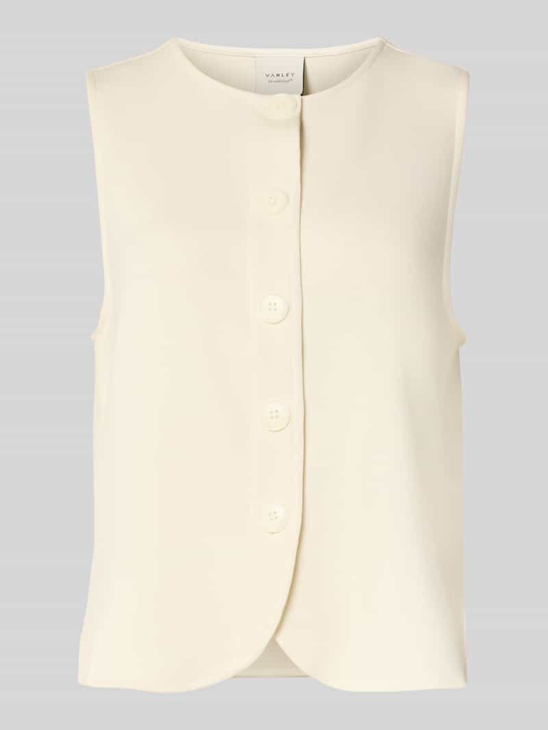 Varley Tanktop met doorlopende knoopsluiting