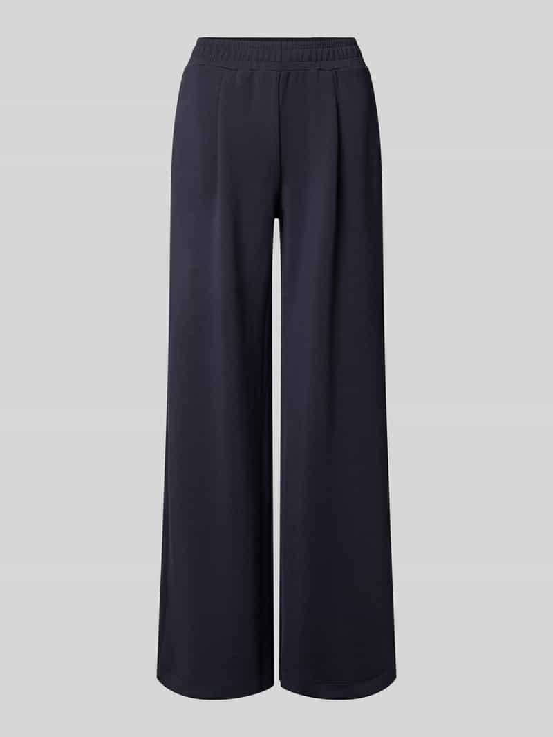Christian Berg Woman straight fit sweatpants met elastische band