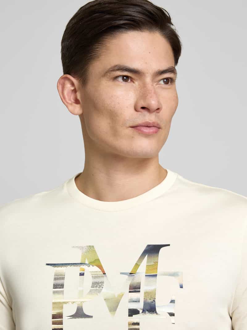 PME Legend T-shirt met labelprint