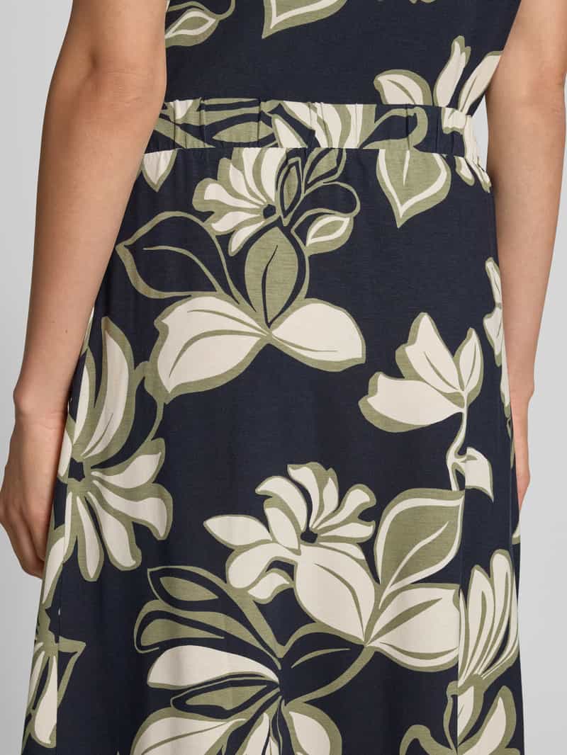 Betty Barclay Knielange rok met elastische band