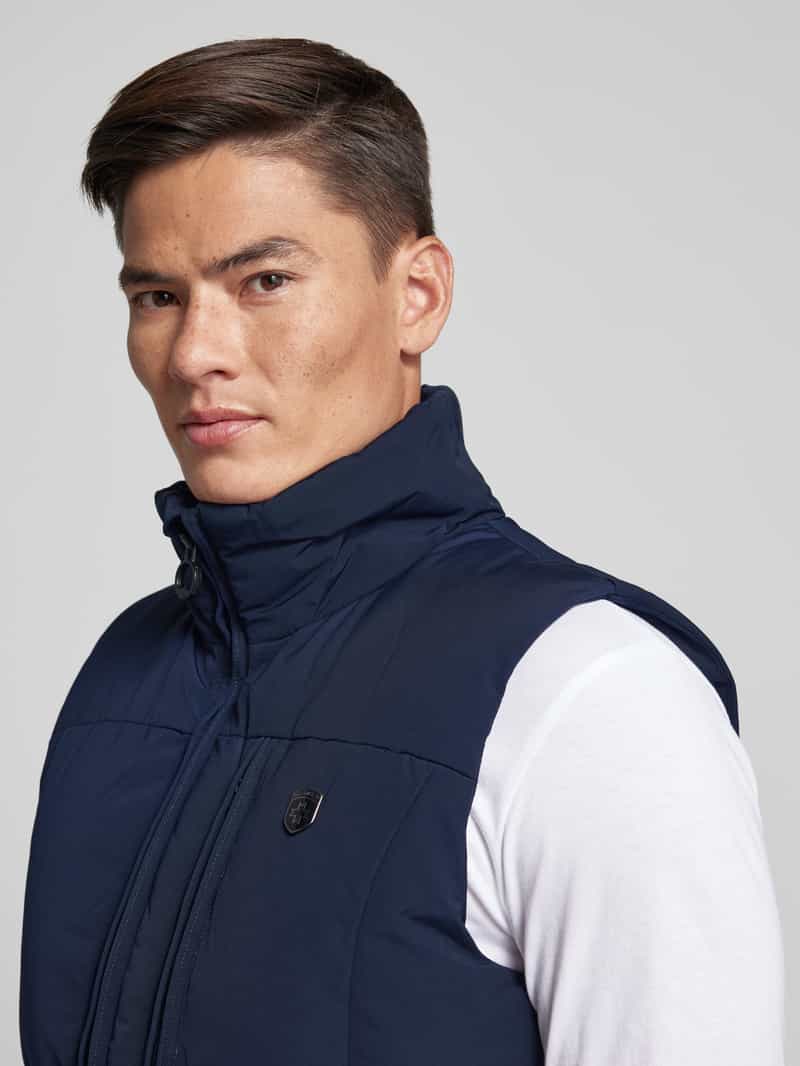 Wellensteyn Bodywarmer met labelapplicatie model 'NORDSEE-WESTE'