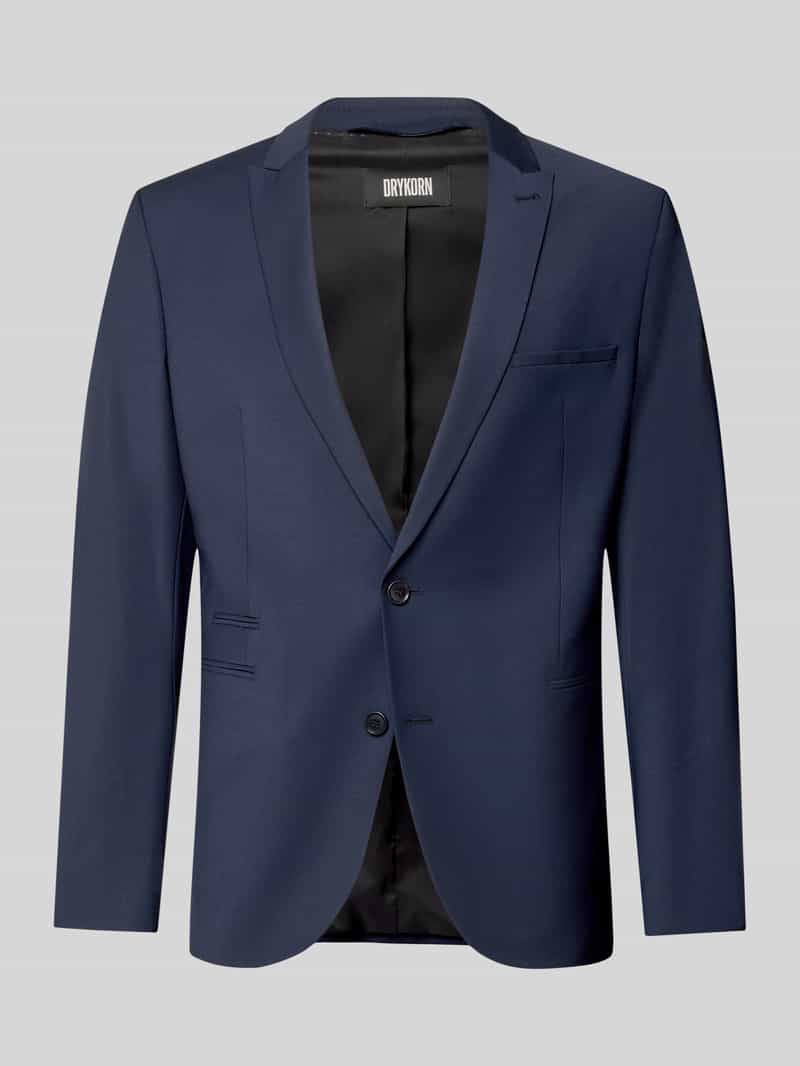 Getailleerd 2-knoops colbert met wol Model 'Irving' - 'Drynamic'