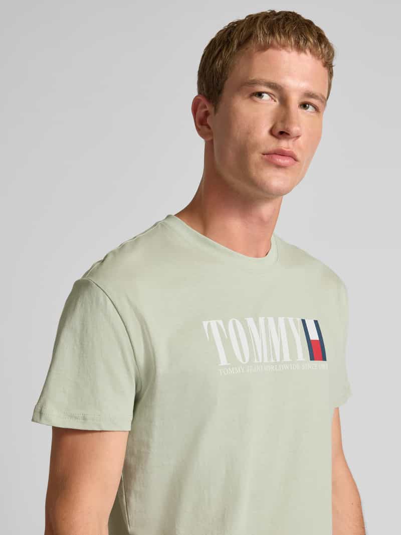 Tommy Jeans Regular fit T-shirt van puur katoen