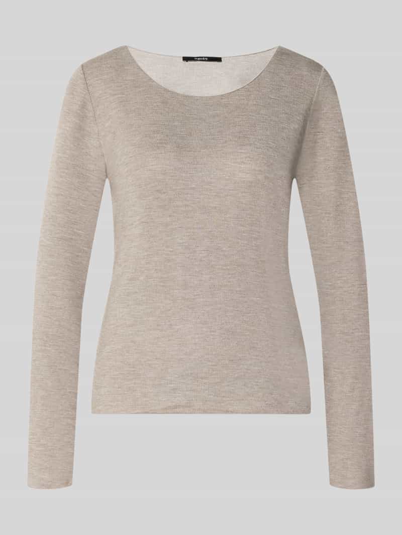 Slim fit shirt met lange mouwen van viscosemix model 'Kirosa'