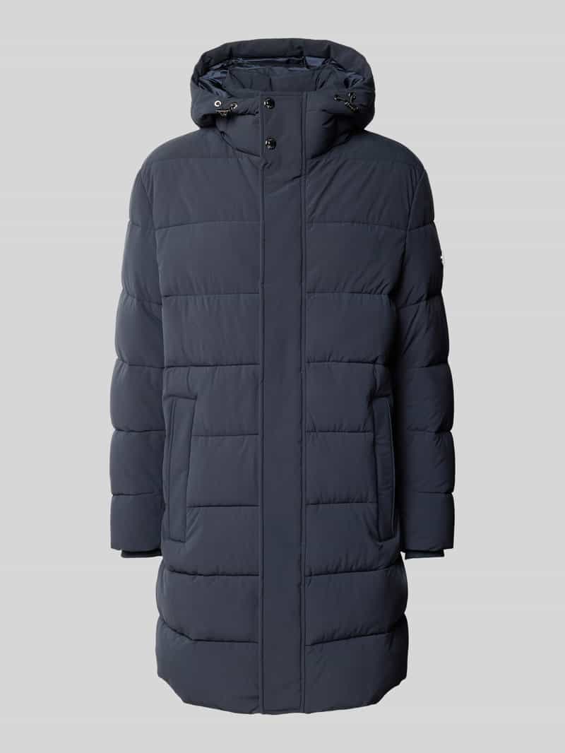 JOOP! Collection Gewatteerde lange jas met steekzakken model 'Winsten'