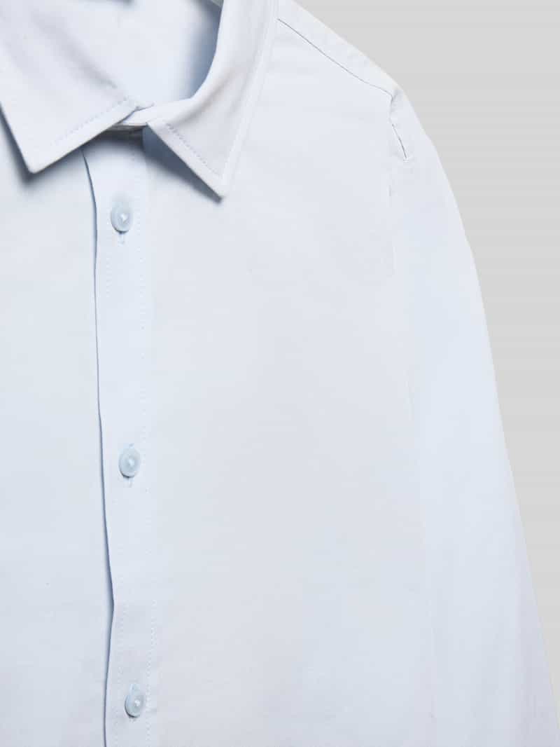 s.Oliver RED LABEL Slim fit vrijetijdsoverhemd van katoenmix