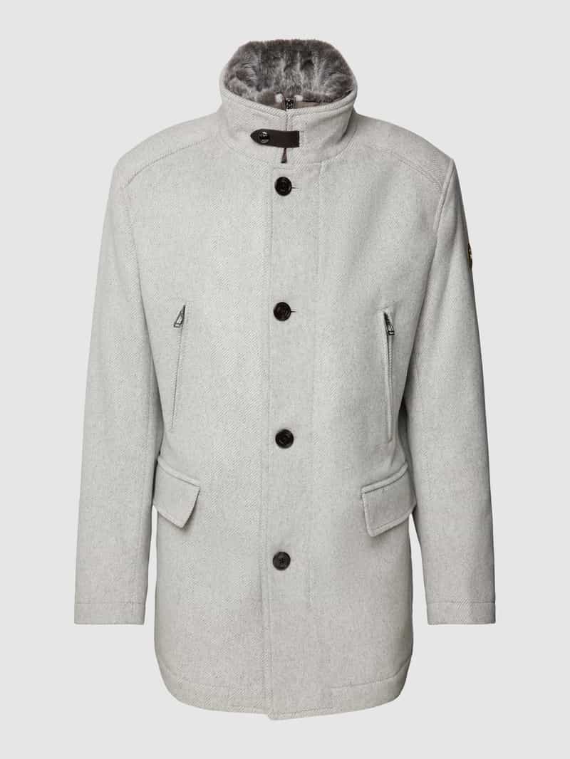 JOOP! Collection Lange jas met afneembaar imitatiebont model 'Gary'