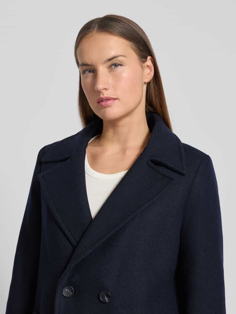 CINQUE Lange jas met capuchon model 'ISALIE'