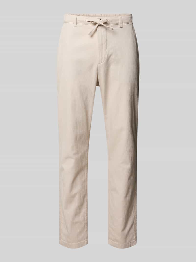 regular fit chino van katoenmix