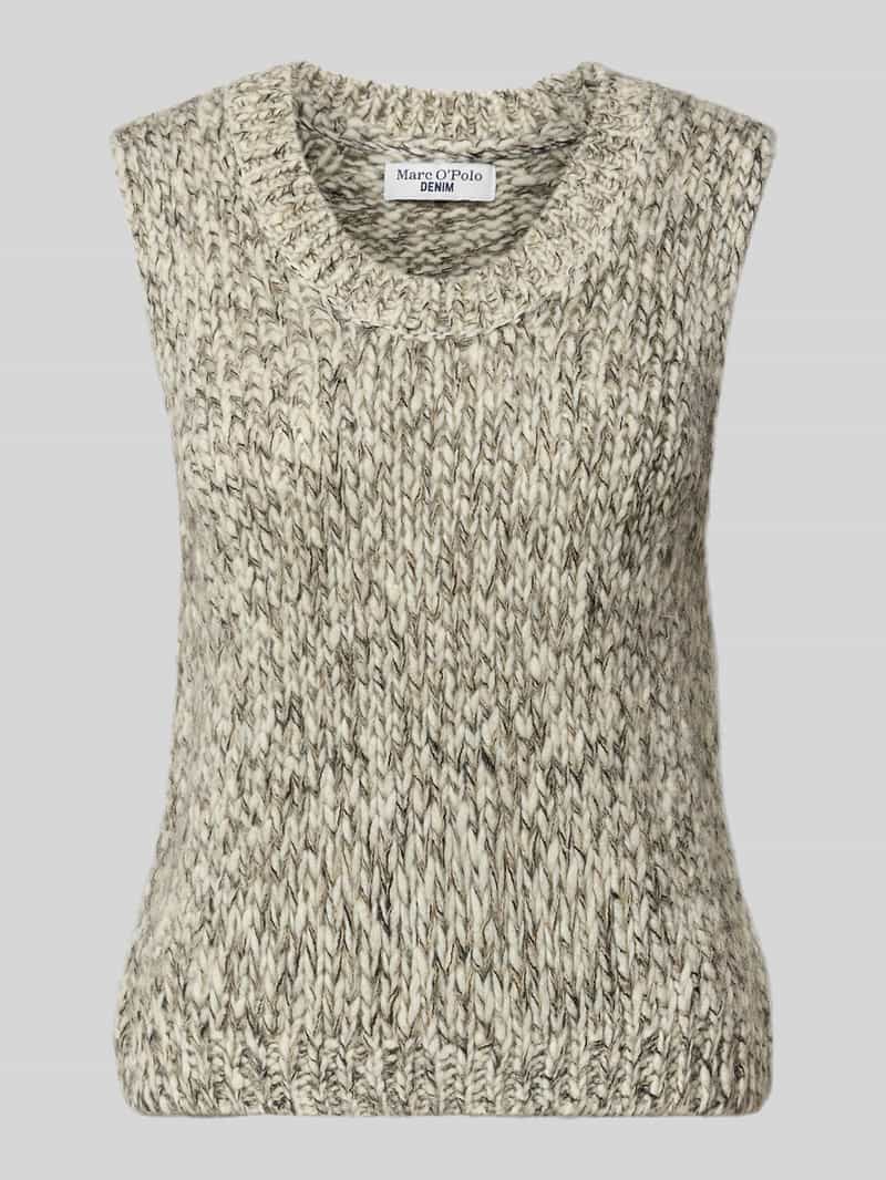 Marc O'Polo DENIM Regular fit spencer van scheerwolmix met alpaca