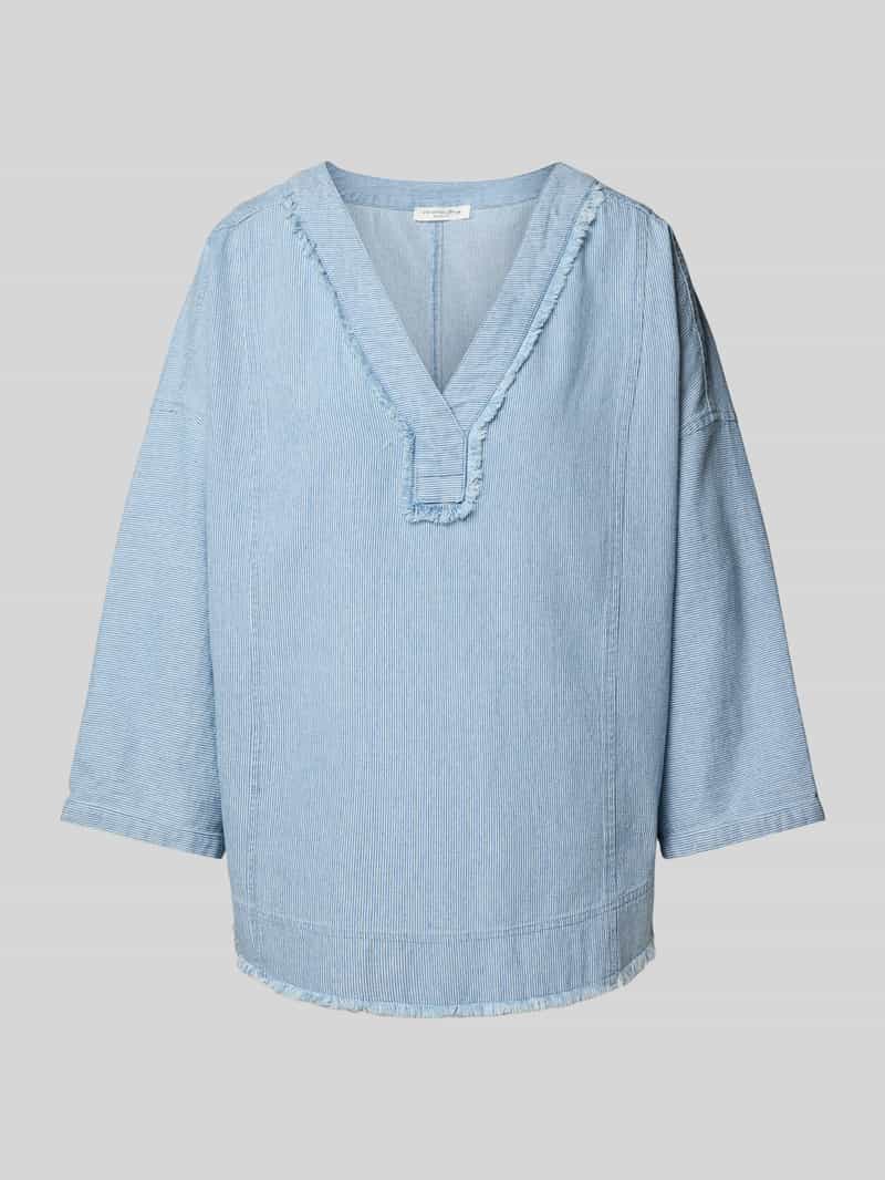 Christian Berg Woman Relaxed fit blouse met V-hals