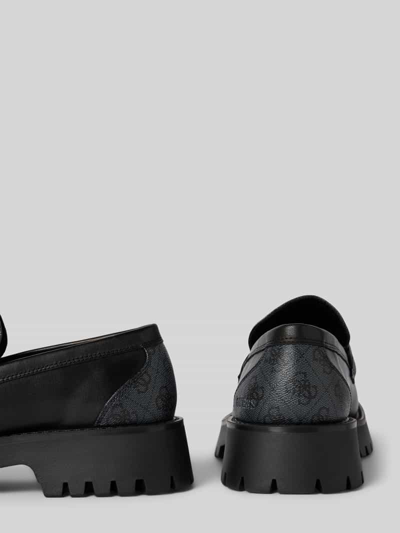 Guess Loafers van echt leer model 'Gorizia'