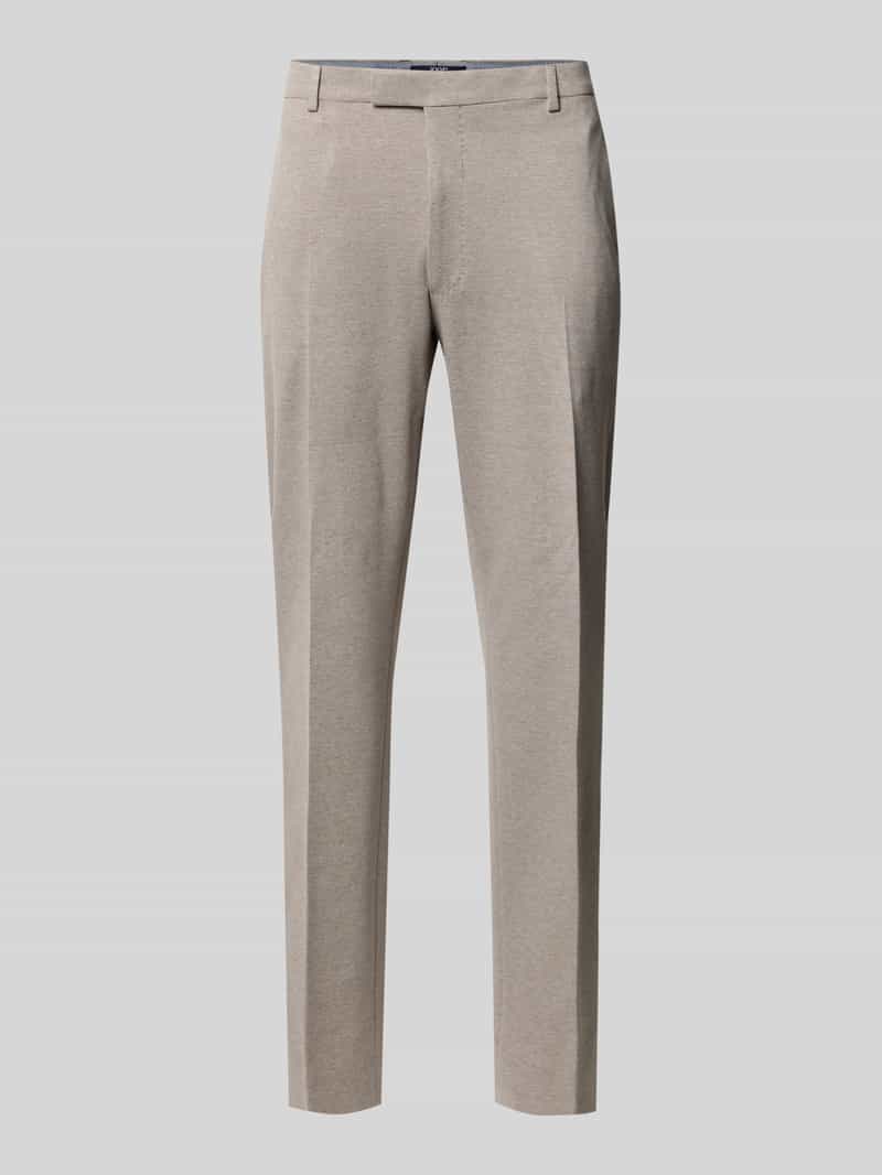 Slim fit pantalon met persplooien model 'Brad'