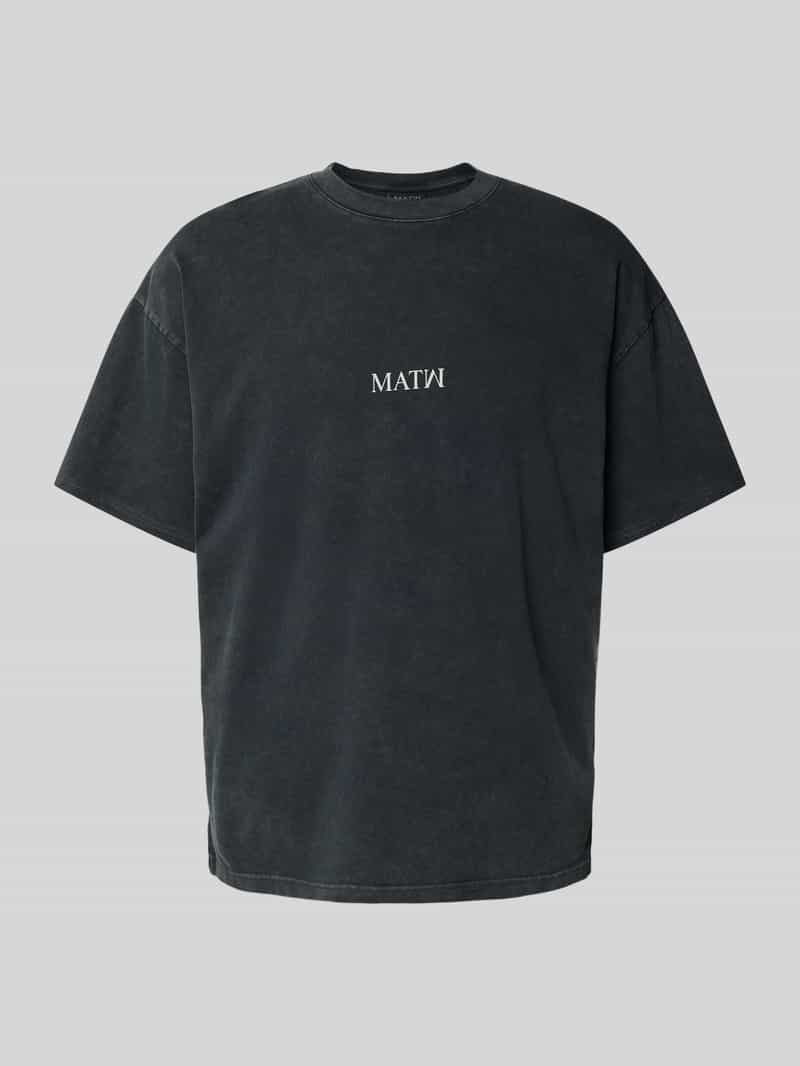 Review X MATW T-shirt met labelprint - MATW X Review