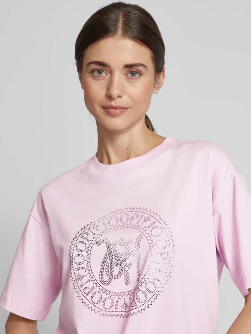 Joop! T-shirt met labeldetails model 'Teggi'