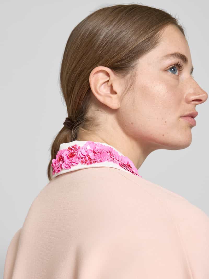 Essentiel Antwerp Gebreid shirt met platte kraag model 'Hoiseau'