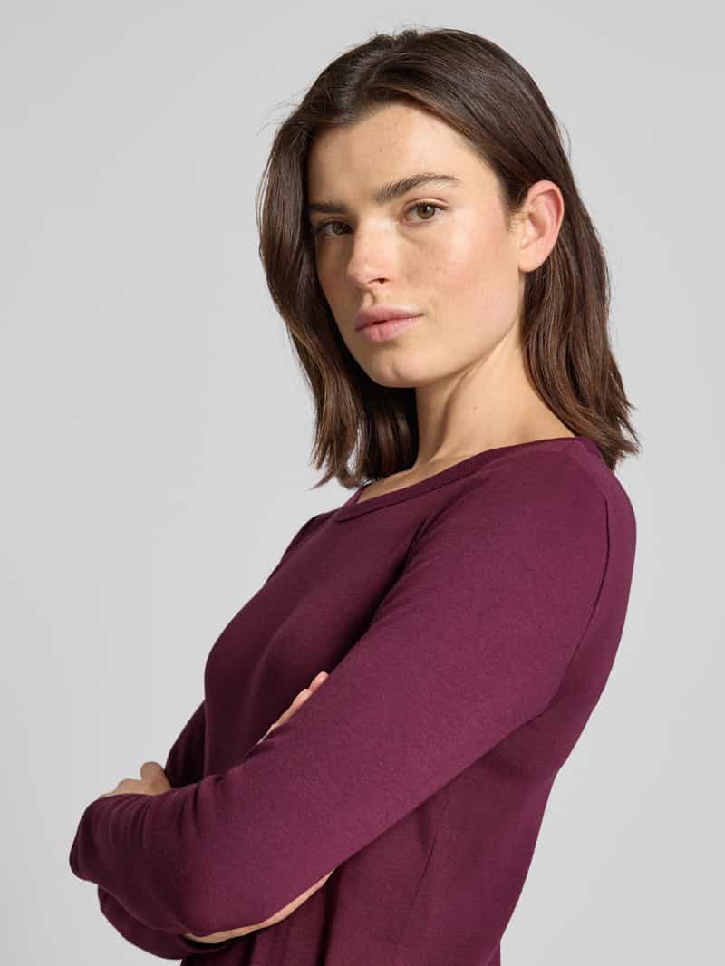Tom Tailor Regular fit shirt met lange mouwen van katoenmix