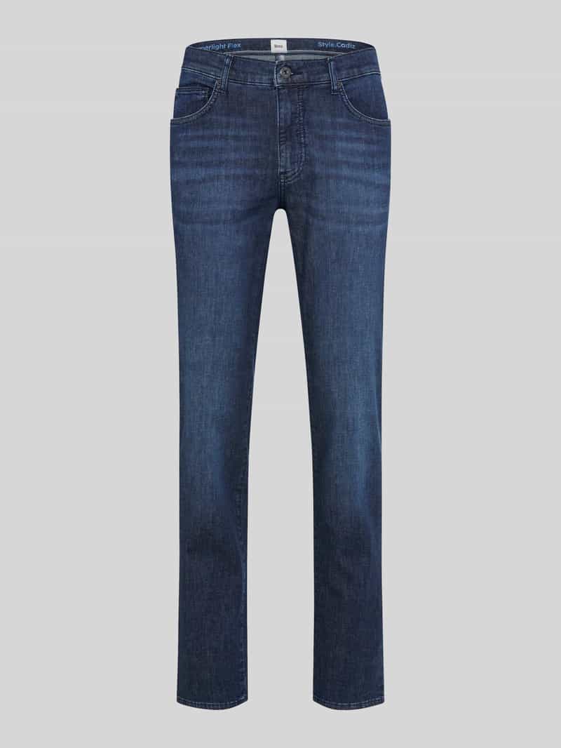 BRAX straight fit jeans van katoenmix model 'Cadiz'
