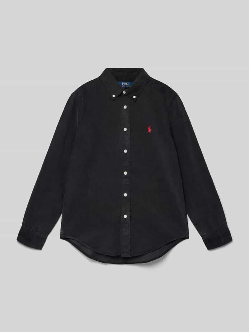 Polo Ralph Lauren Teens Regular fit vrijetijdsoverhemd met logostitching