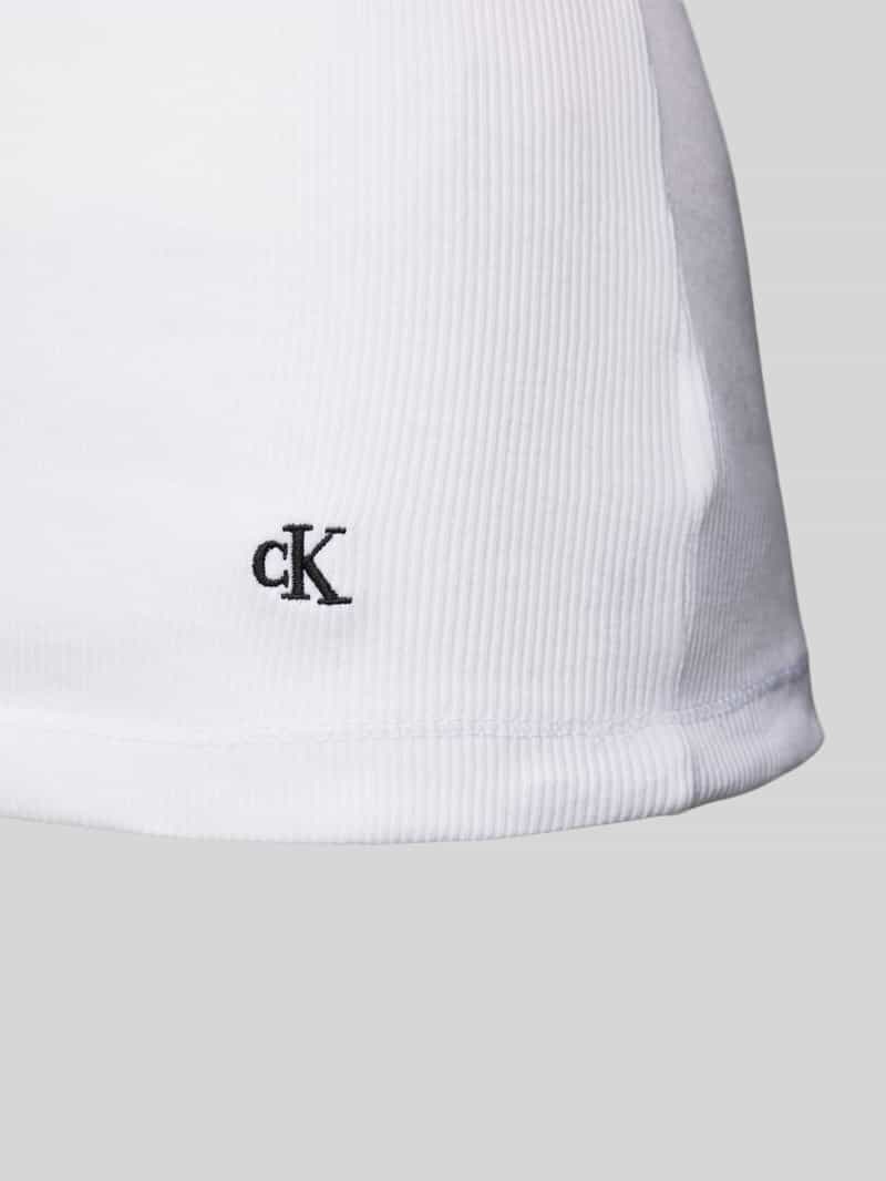 Calvin Klein Underwear Tanktop met logostitching in een set van 3 stuks