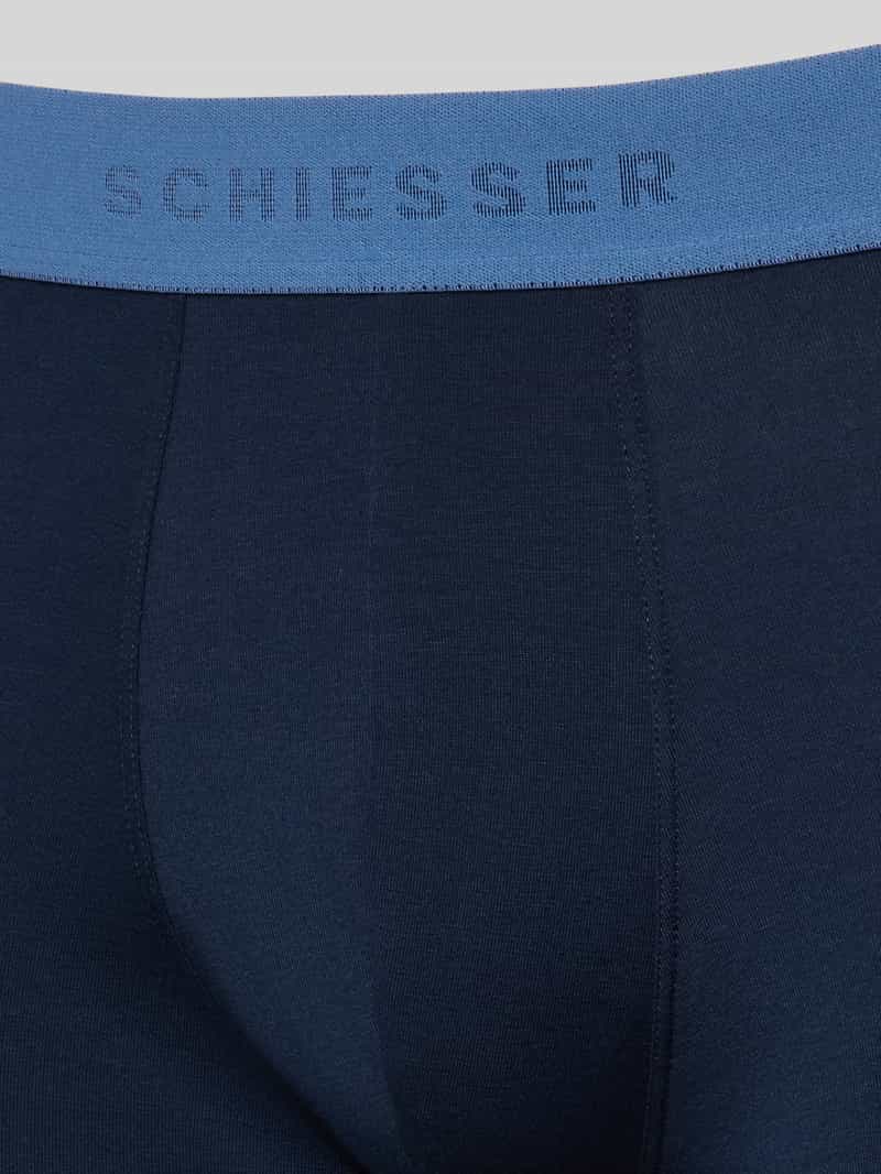 Schiesser Boxershort met elastische logoband in een set van 3 stuks