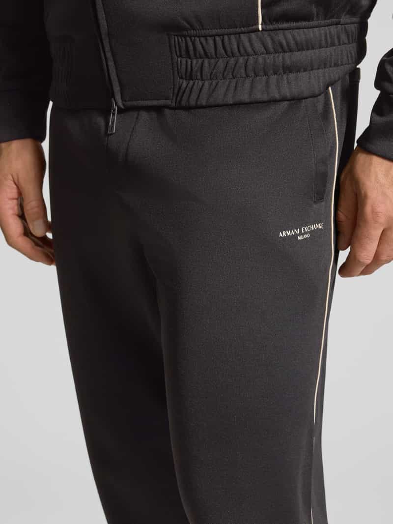Armani Exchange Sweatbroek met elastische band