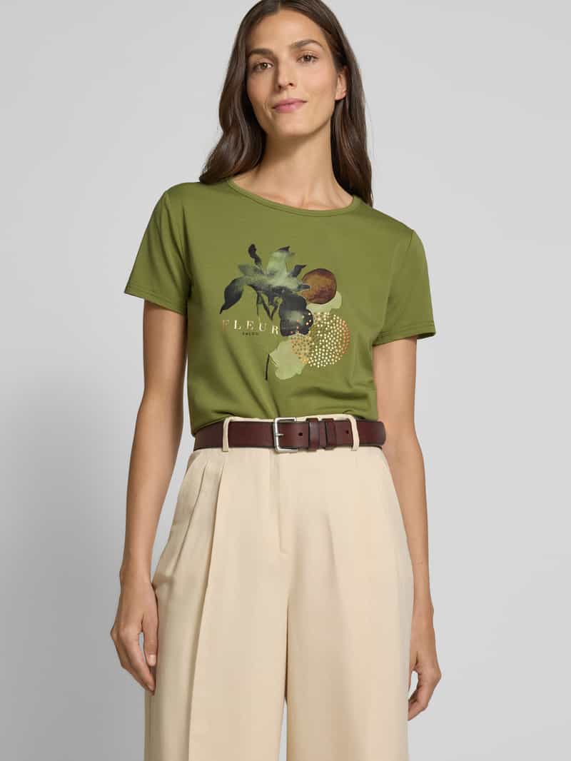 Soyaconcept Regular fit T-shirt van katoenmix model 'Rina'
