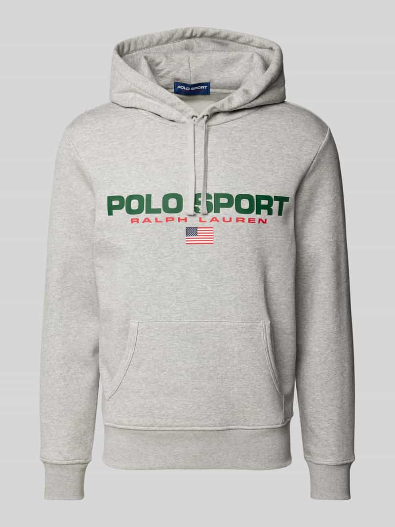 Polo Sport Hoodie met labelprint