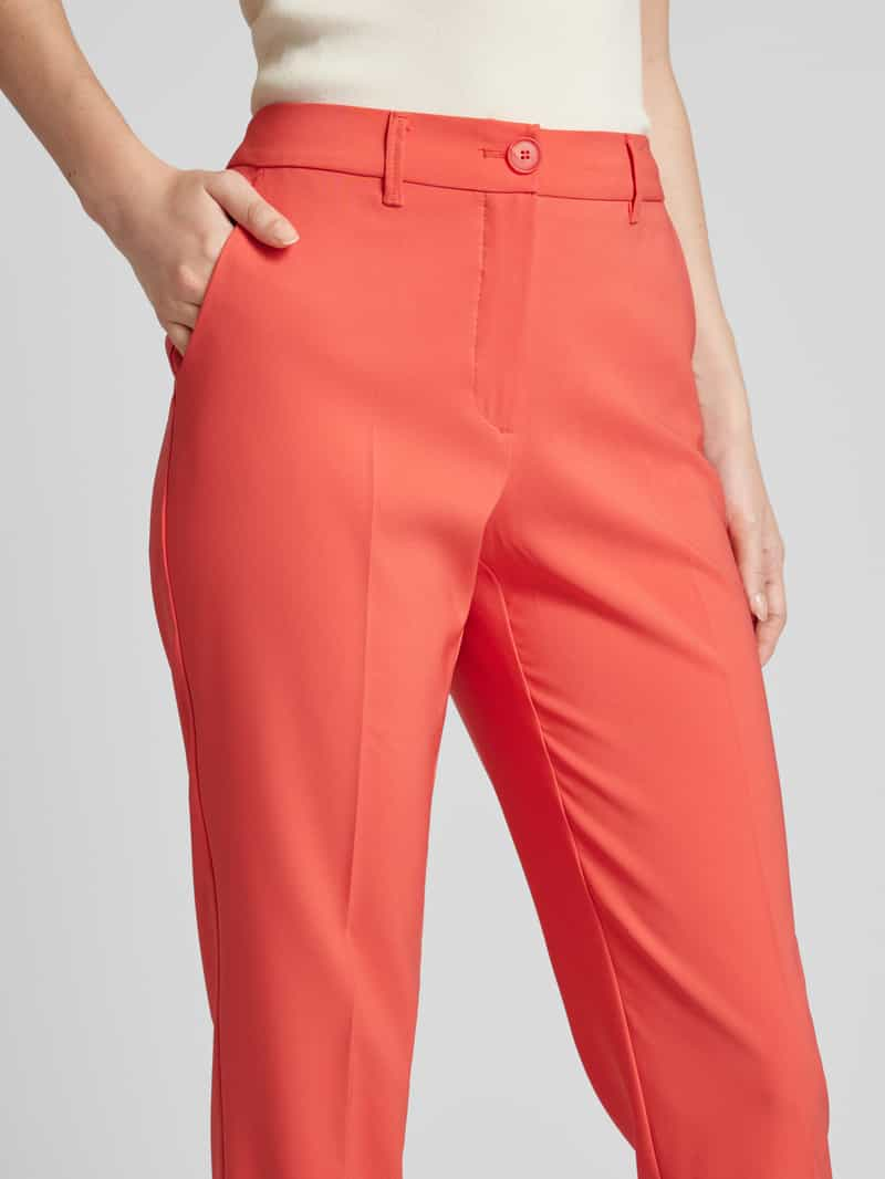 Betty Barclay Regular fit stoffen broek met persplooien