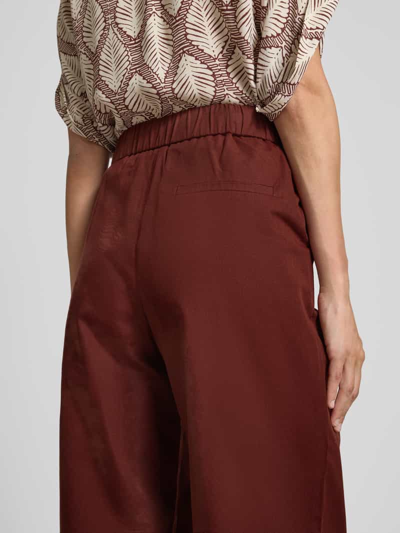 Jake*s Collection Straight leg stoffen broek met elastische band
