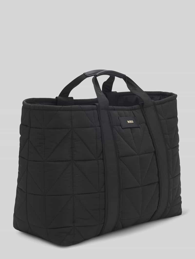 Boss Shopper met doorgestikt motief model 'PALMAH'
