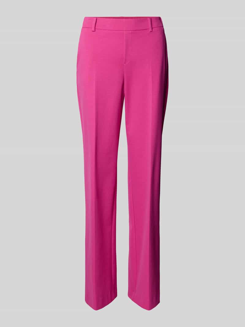 STEHMANN Straight leg stoffen broek met steekzakken model 'Fenja'