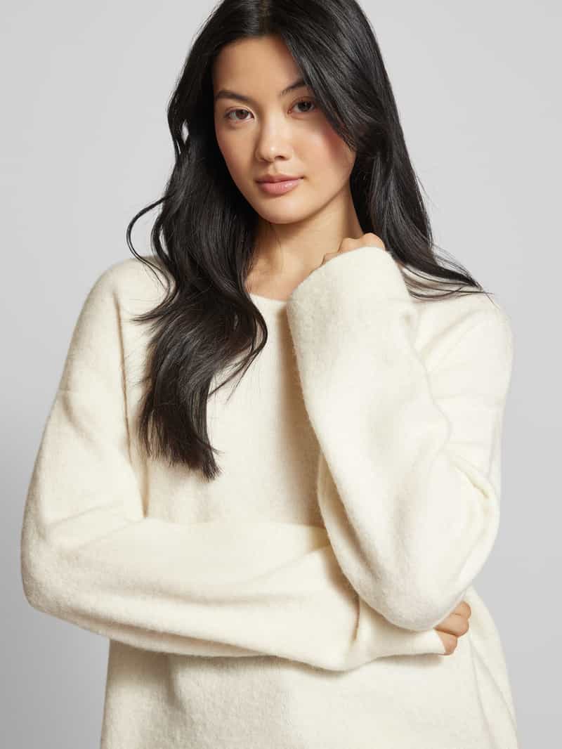 Christian Berg Woman Oversized gebreide pullover met ronde hals