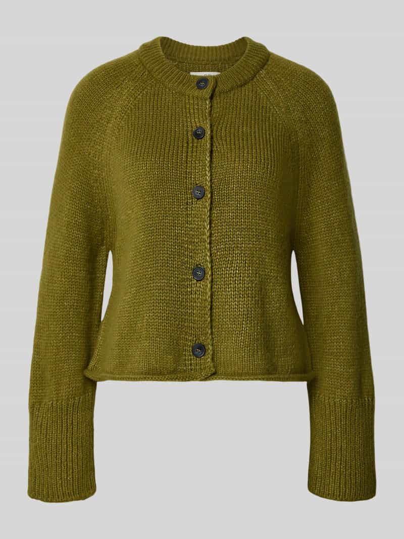 Marc O'Polo Loose fit cardigan van scheerwolmix