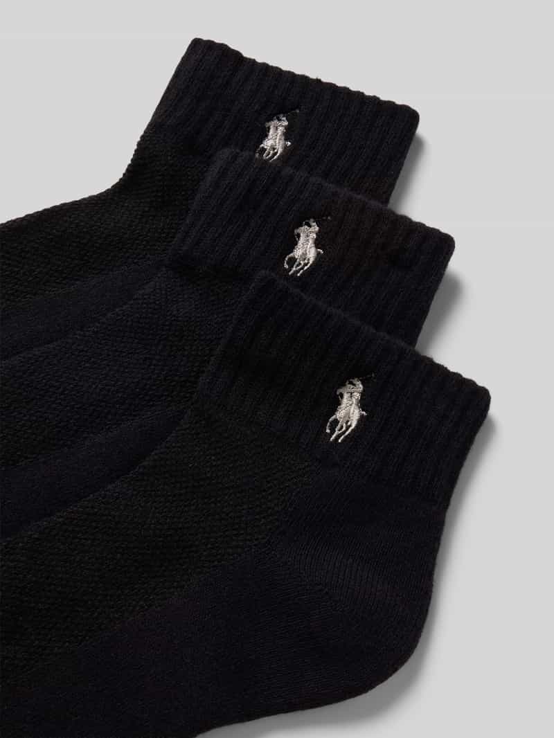 Polo Ralph Lauren Sokken met labelstitching in een set van 3 paar