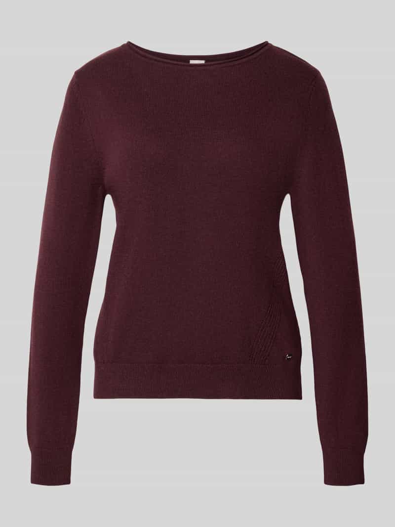 Regular fit pullover van mix van scheerwol en kasjmier model 'Lisa'