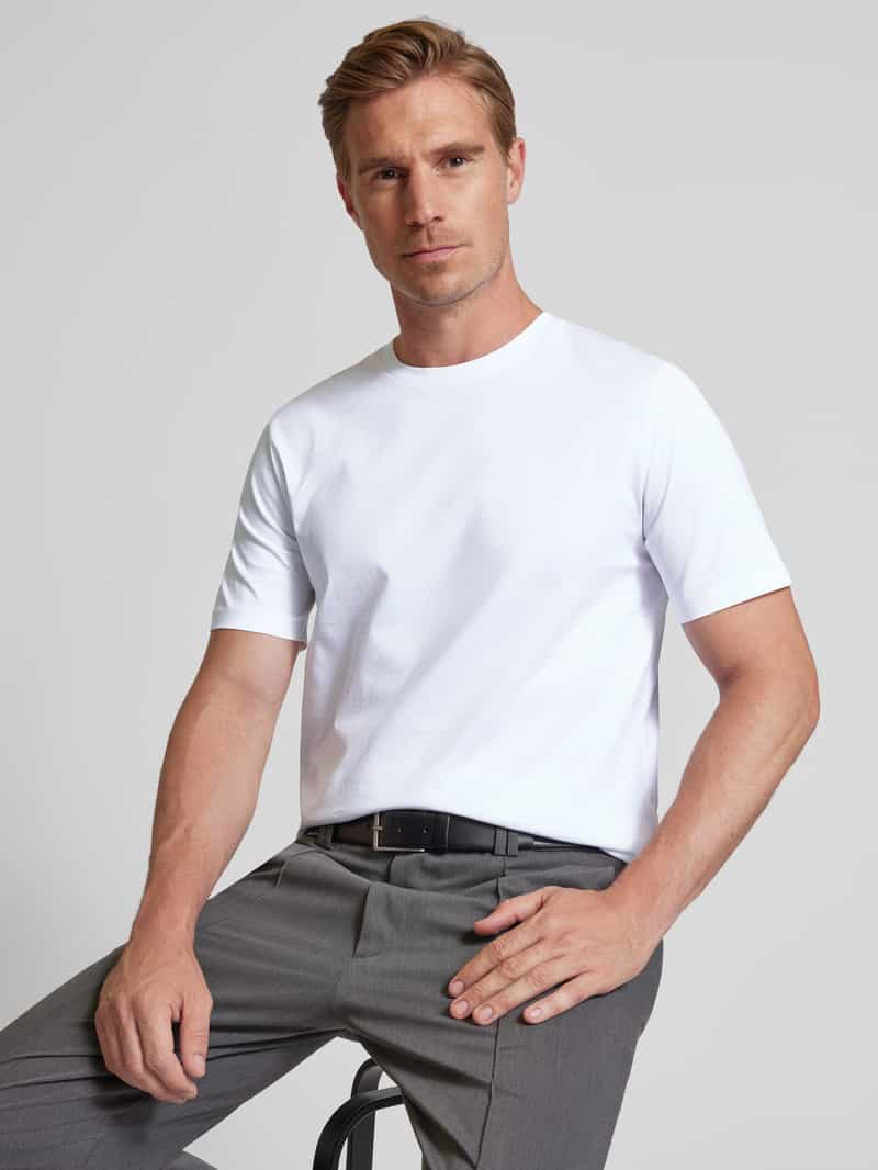 HUGO Regular fit T-shirt van puur katoen model 'DIMERSTEE'