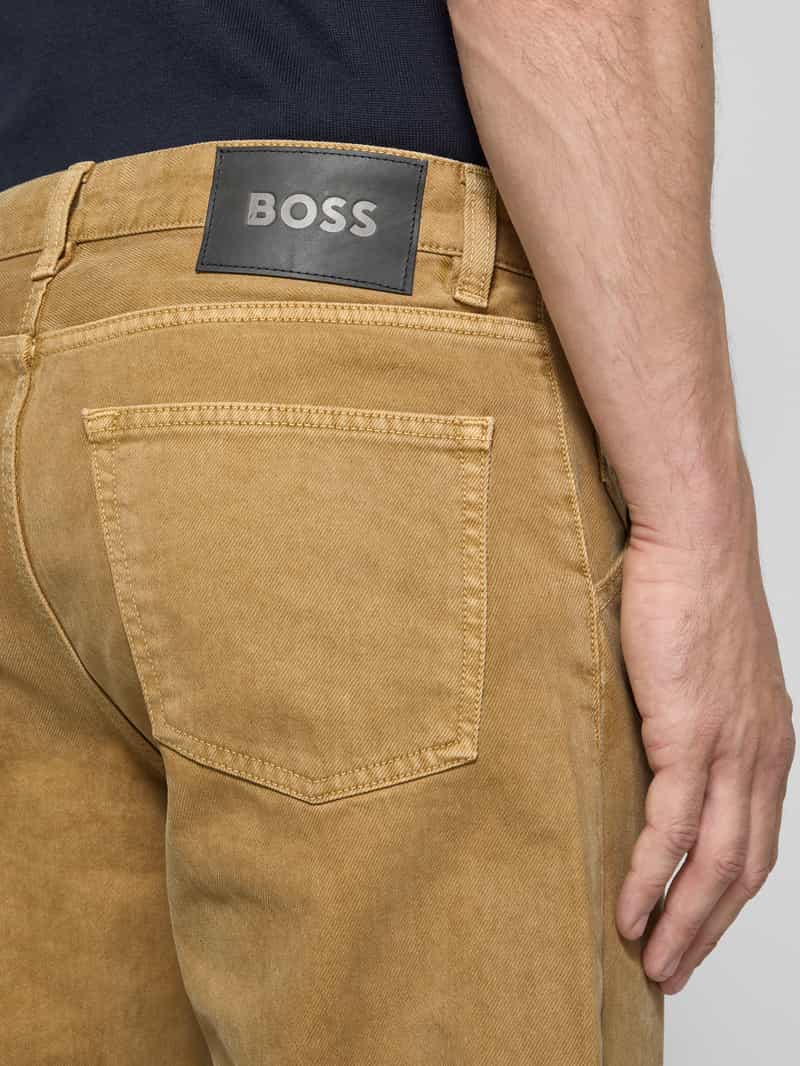 Boss Orange Straight fit jeans van puur katoen model 'AKRON'