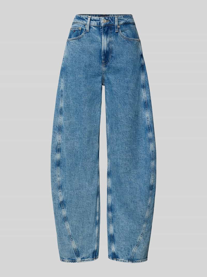 barrel fit Jeans van Katoenmix Model 'ELLA'