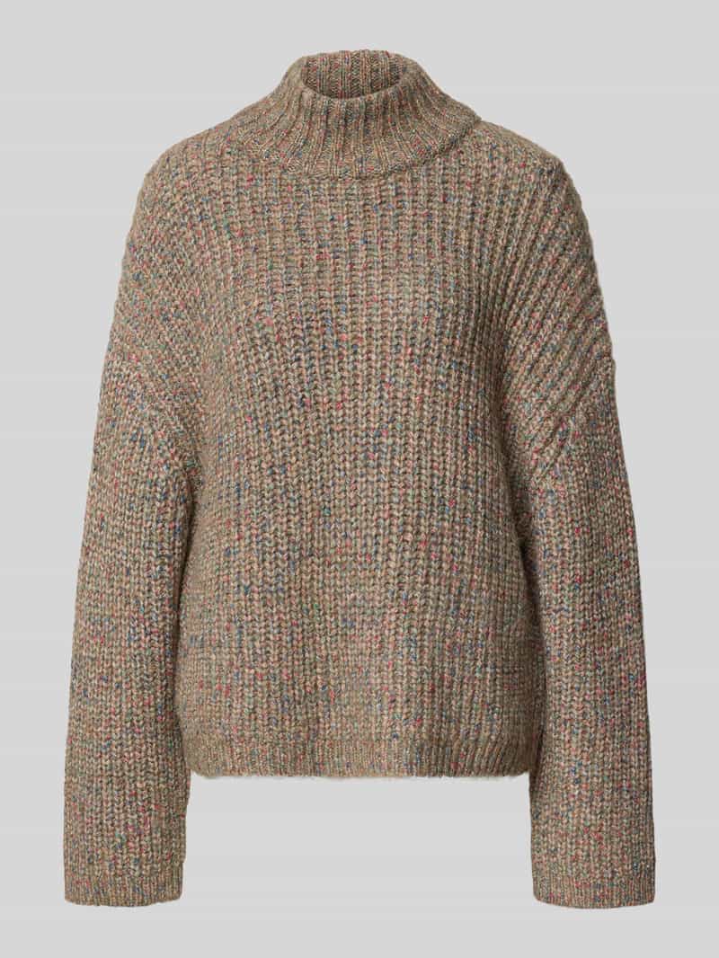 Jake*s Casual Gebreide pullover met opstaande kraag