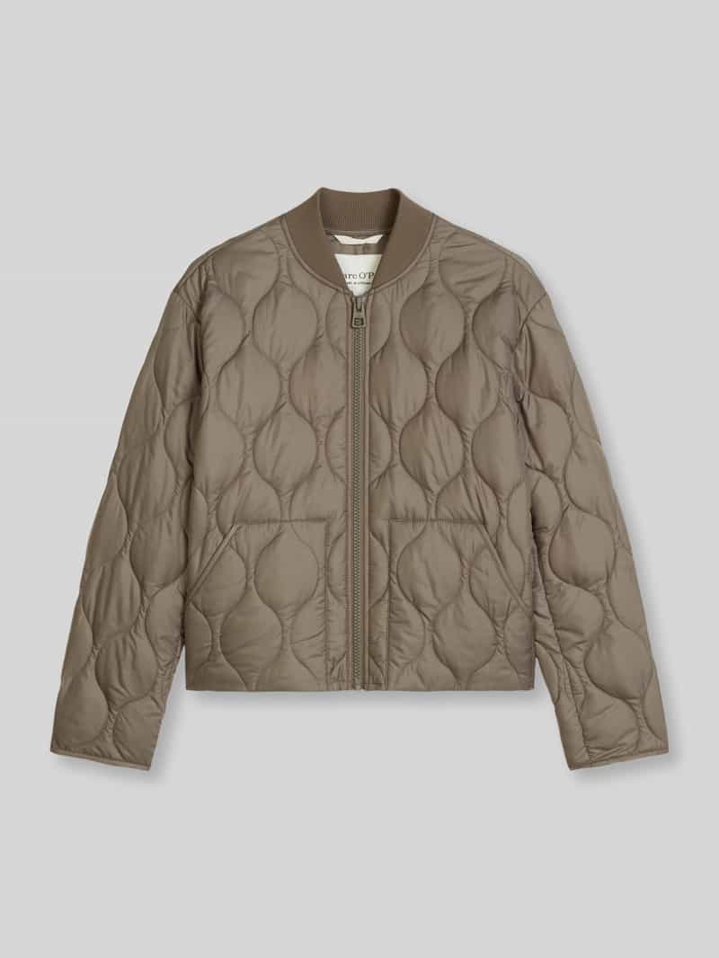 Marc O'Polo relaxed fit bomberjack met gewatteerde structuur