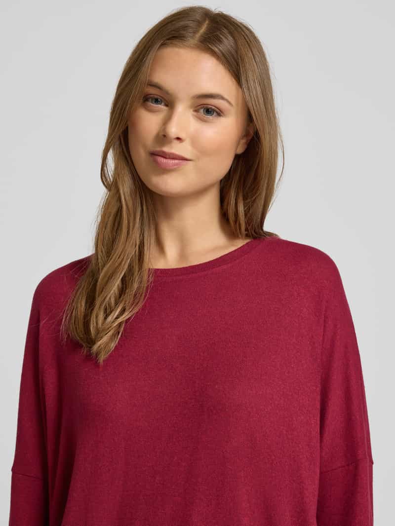 Soyaconcept Sweatshirt met geribde ronde hals model 'Biara'