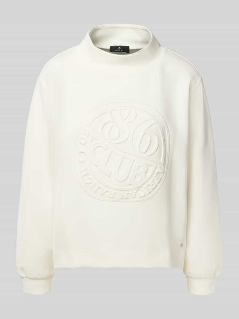 monari Sweatshirt met structuurmotief