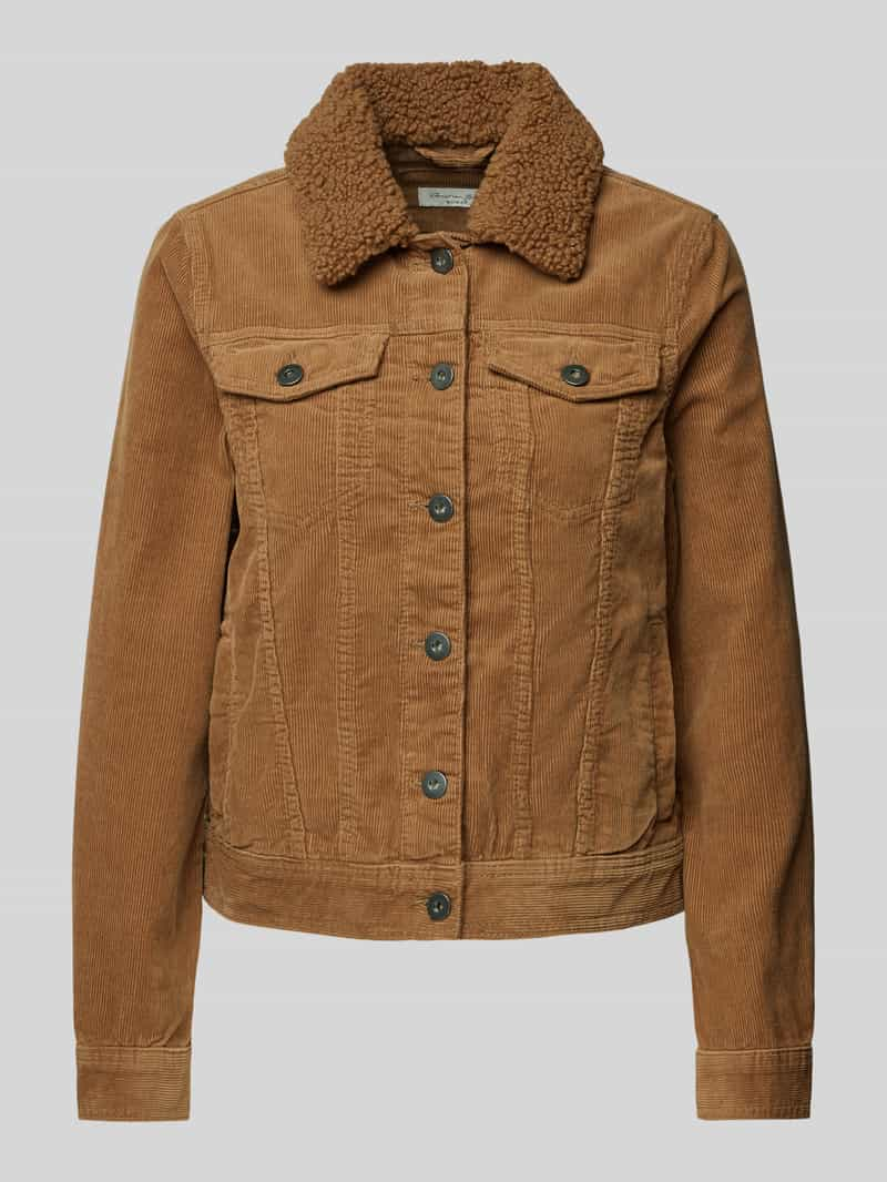 Christian Berg Woman Corduroy jack met teddybont