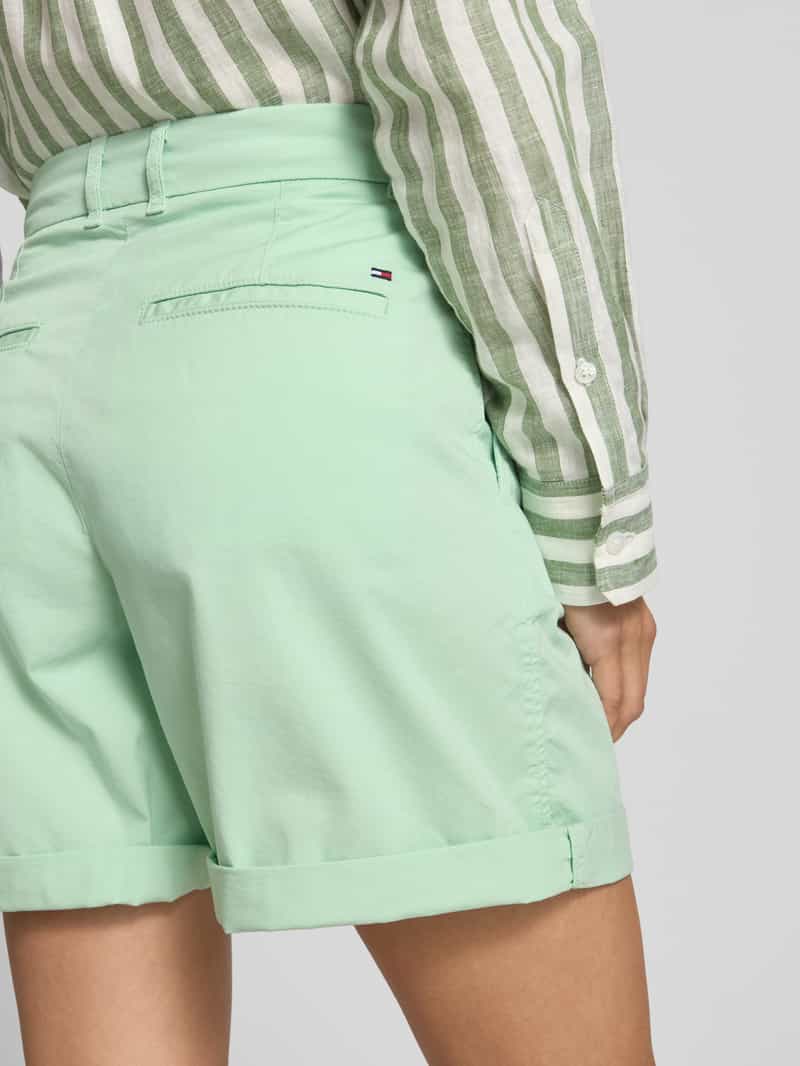 Tommy Hilfiger Relaxed fit korte chino van katoenmix